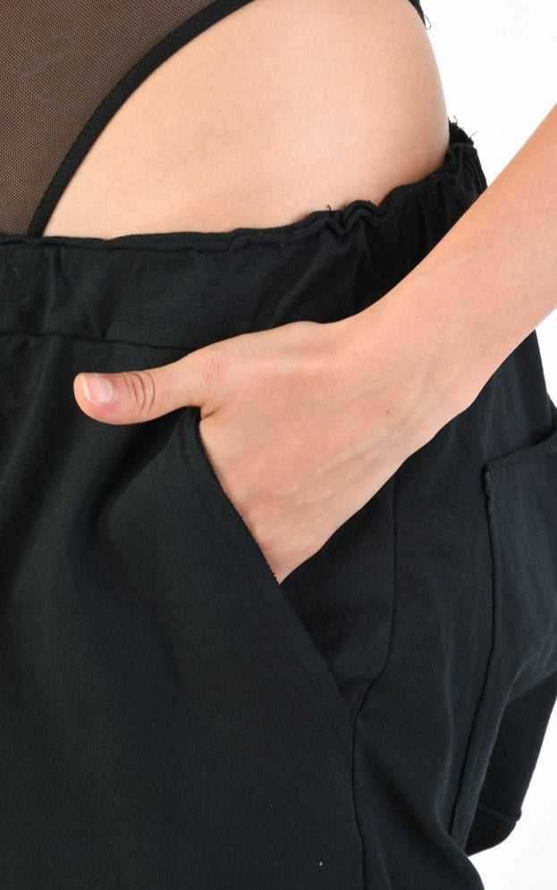 A34V LW74424 TROUSER Stretch Dyed Black