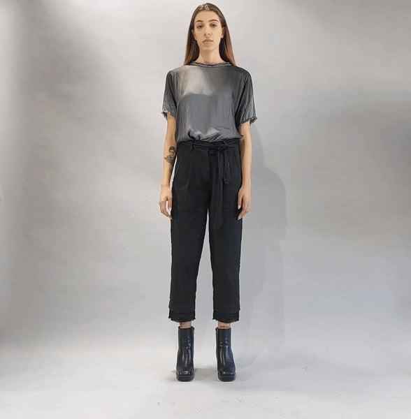 A39B SM16325 Black Pants Woman