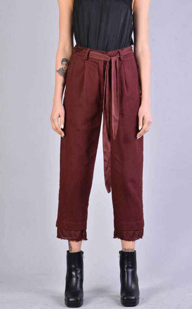 A39B SM16325 BLOOD Gabardine Trouser