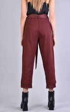 A39B SM16325 BLOOD Gabardine Trouser