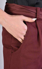 A39B SM16325 BLOOD Gabardine Trouser