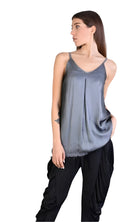 A39B SM188 GREY Satin Degrade Tank Top