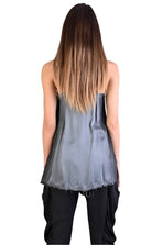 A39B SM188 GREY Satin Degrade Tank Top