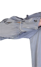A39B SM206 GREY Satin Degrade Long Shirt
