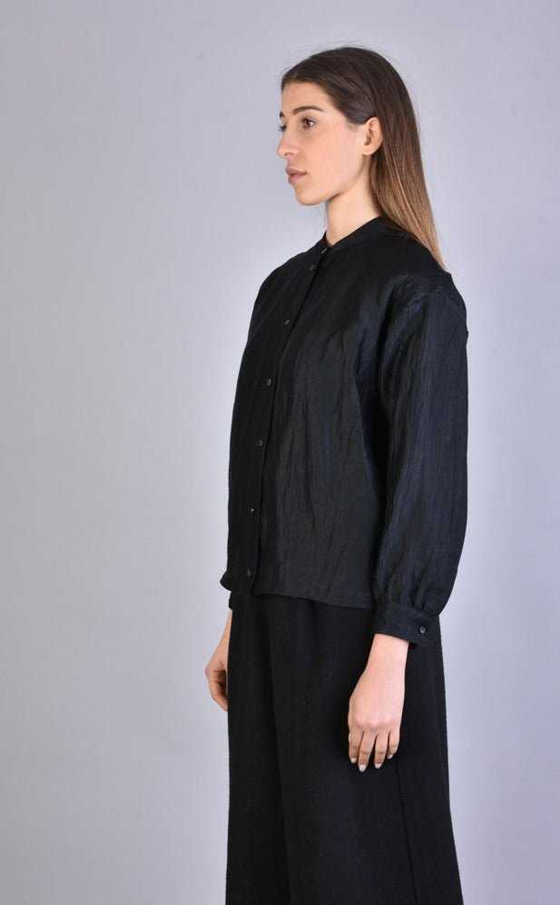 A39B SM223 BLACK Viscose Over Shirt 234 Shirts & Tops Tops Women LA HAINE INSIDE US TEPHRA