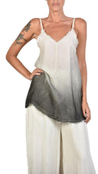 A39B SM15225 TANKTOP Viscose Silk Degrade Butter