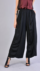 A39B SM18525 Cold Dyed Fleece & Black Satin PANTS