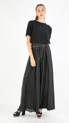 A39B SM27925 Gray Storm Cotton & Viscose Silk Sweatpants