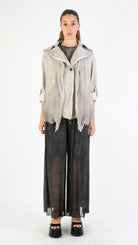 A39B SM29725 Oversized JACKET in Desert Cold Dyed Cotton Gabardine