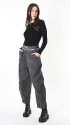 A39B SM52425 TROUSER Gabardine Green Tuscany - Grey