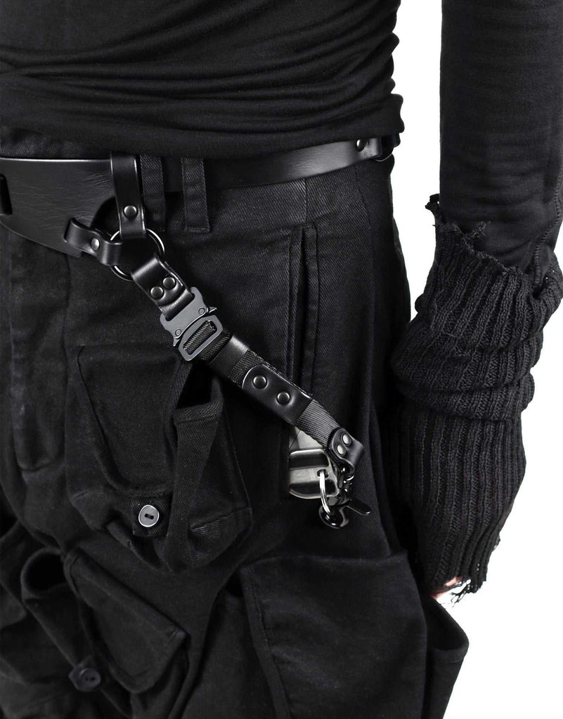 A3TEPHRA 1023 BLACK adjustable belt 259 Accessori Unisex Unisex Fashion Accessories LA HAINE INSIDE US TEPHRA