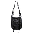 A3TEPHRA1323 BLACK Backpack leather handmade unisex