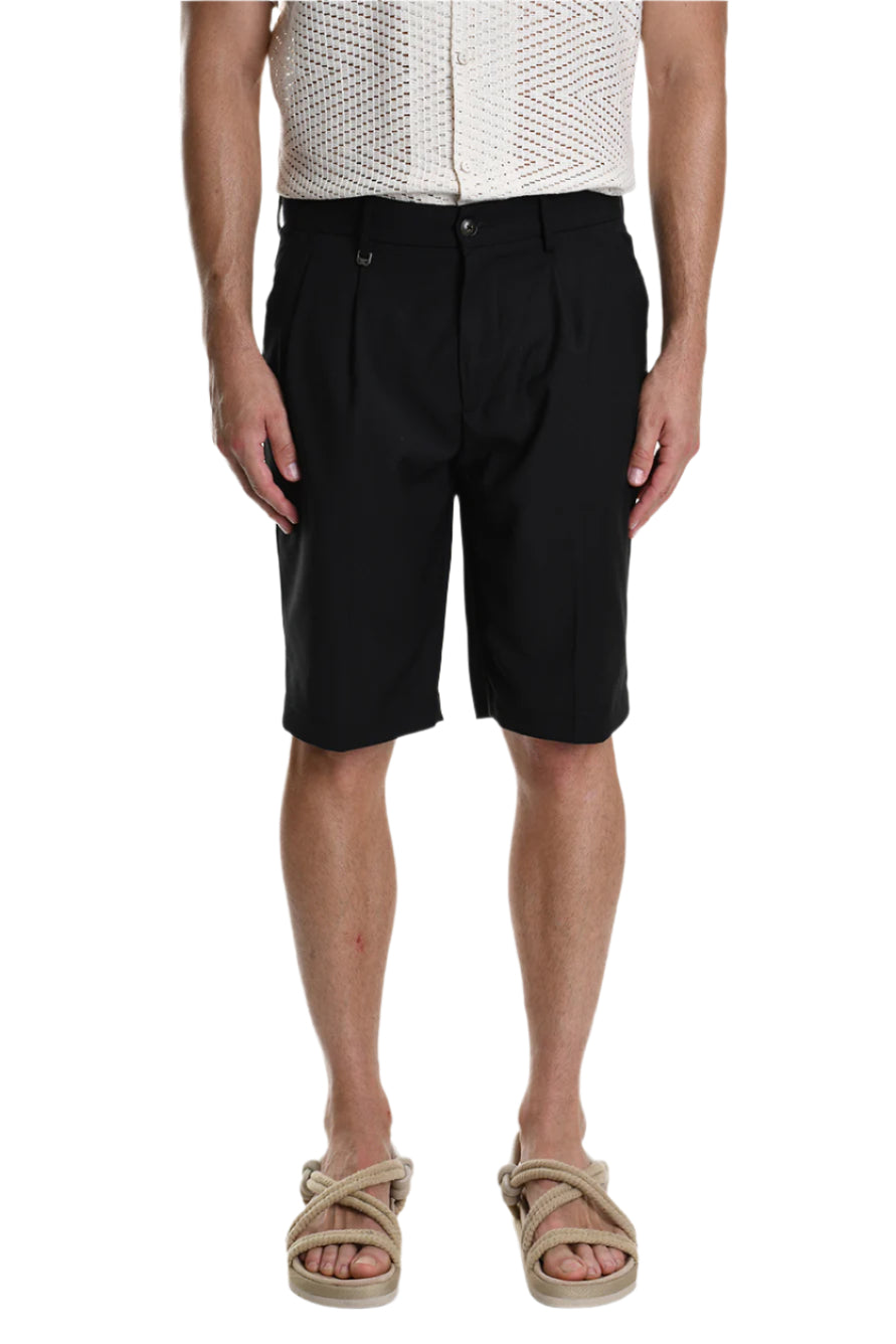 SHORT A325 2FAMILI Stretch Comfort Fit Black