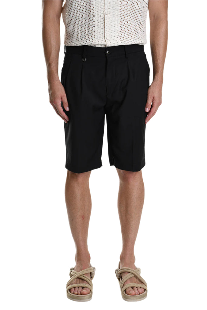 SHORT A325 2FAMILI Stretch Comfort Fit Black.