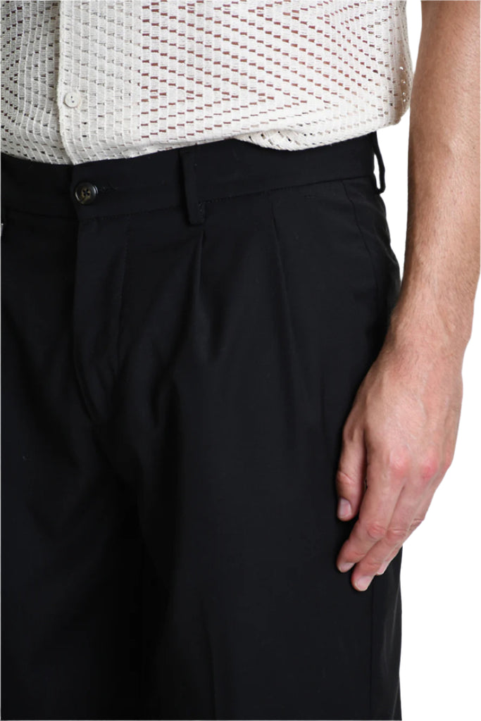 SHORT A325 2FAMILI Stretch Comfort Fit Black.