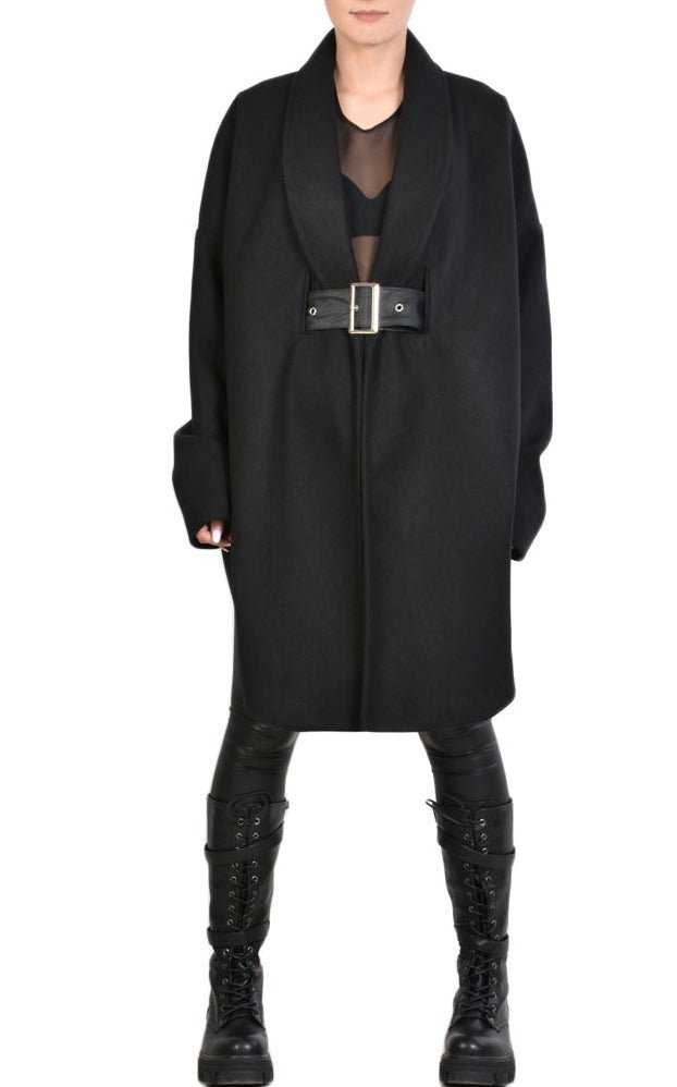 Coat 13 Lined Cloth Oversize Asymmetric Coat 245 Coats & Jackets LA HAINE INSIDE US TEPHRA