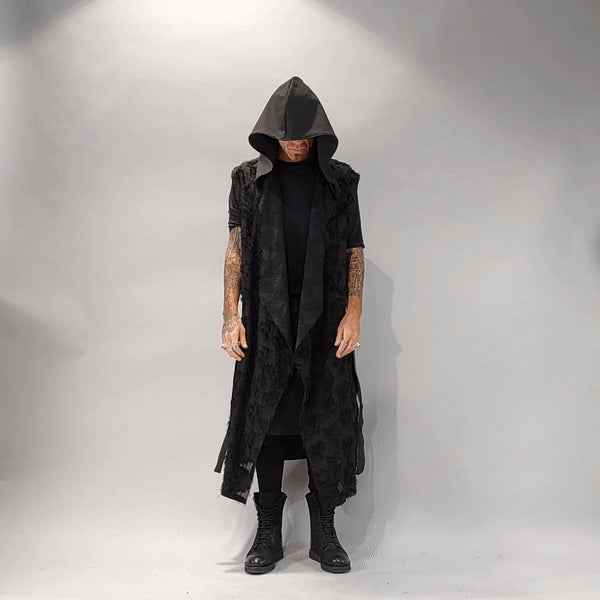 LA HAINE INSIDE US Stylish Sleeveless Coat 357 Coats & Jackets Cardigans LA HAINE INSIDE US TEPHRA