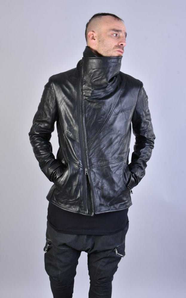 LM004 Crumpled Leather Jacket 755 LEATHER JACKET Jackets LA HAINE INSIDE US TEPHRA