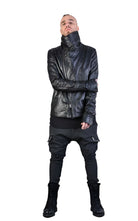 A34B LM00425 Crumpled Leather Jacket