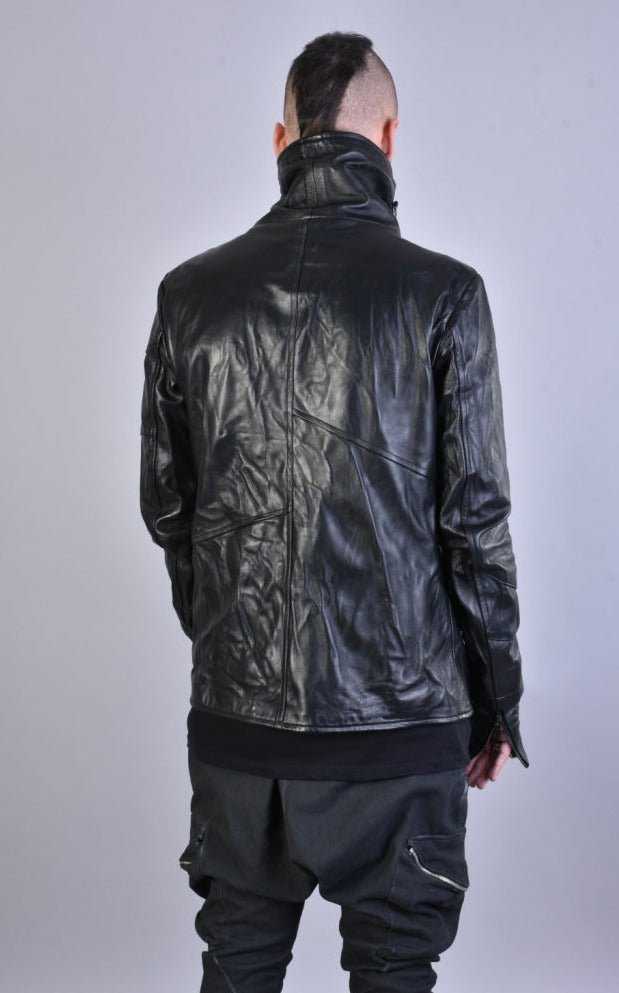 LM004 Crumpled Leather Jacket 755 LEATHER JACKET Jackets LA HAINE INSIDE US TEPHRA