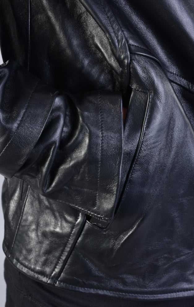 LM004 Crumpled Leather Jacket 755 LEATHER JACKET Jackets LA HAINE INSIDE US TEPHRA