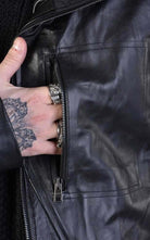 LM005 Leather sport jacket for men