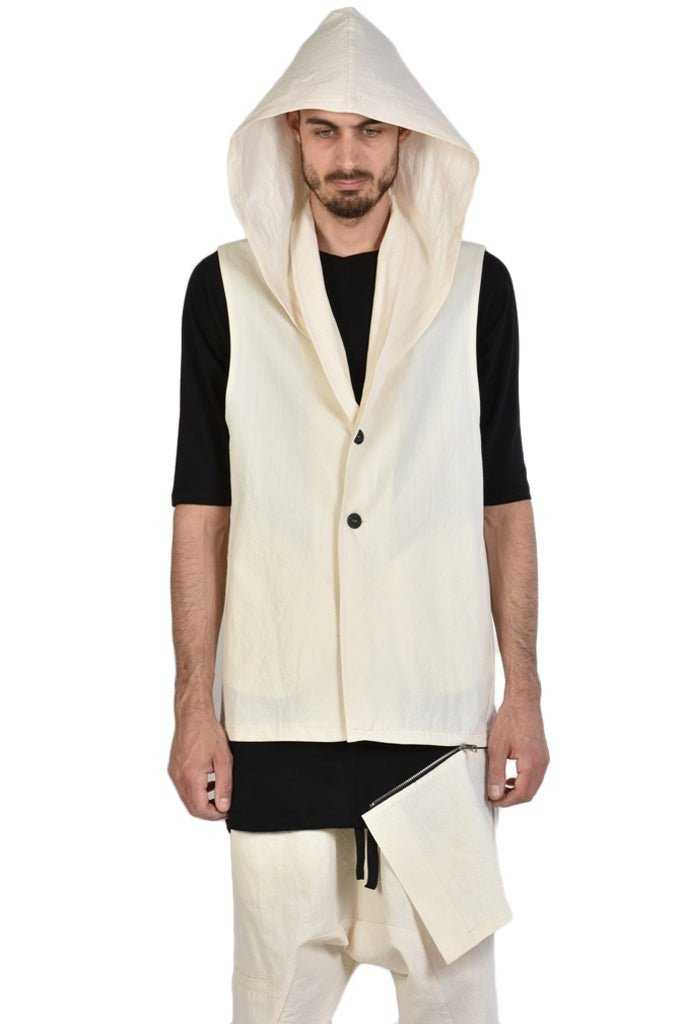 Linen Cotton Over Gilet.