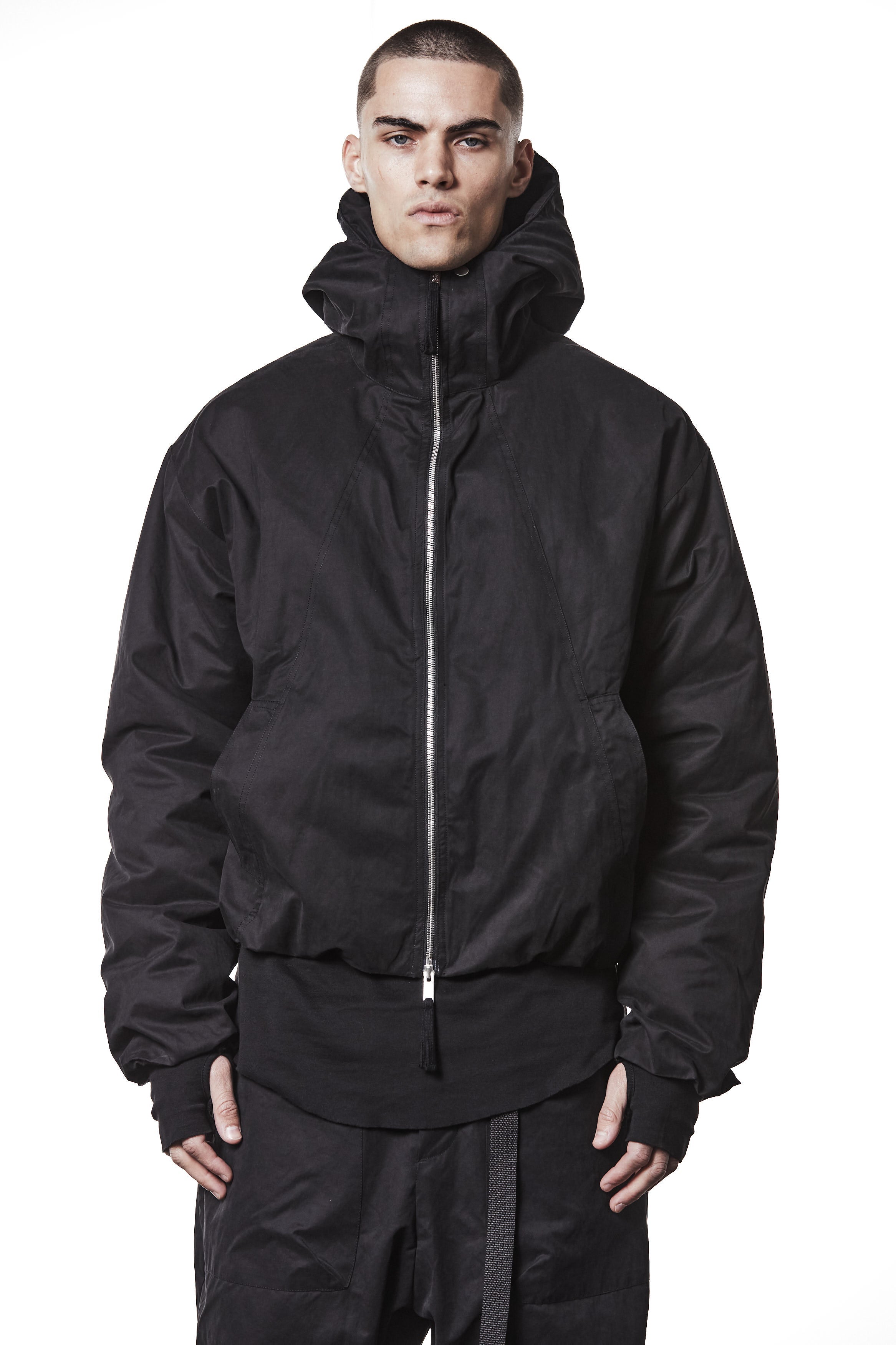 M J 74 Bomber Jackets Black Man THOM KROM