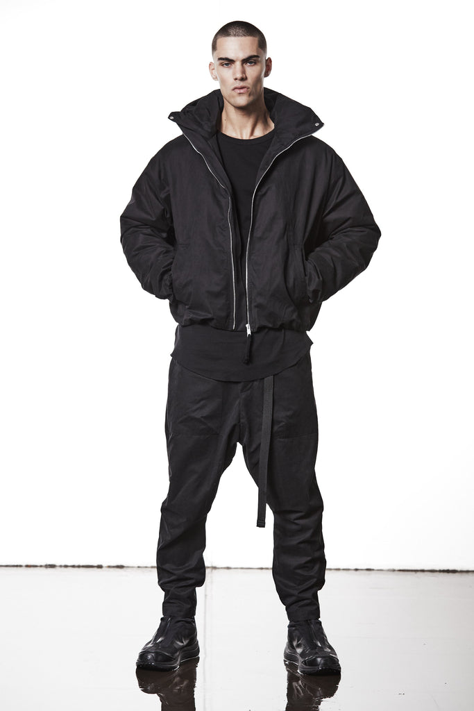 M J 74 Bomber Jackets Black Man THOM KROM