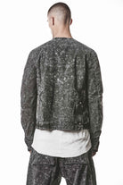 THOM KROM M J 88 Black Marble Men's Jacket | Portuguese Cotton Blend