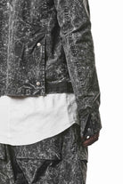 THOM KROM M J 88 Black Marble Men's Jacket | Portuguese Cotton Blend