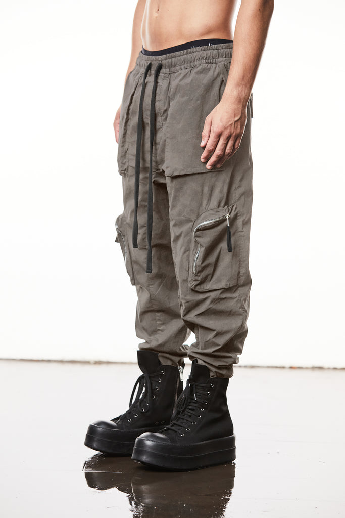 T3M P 1025 woven cargo trousers rock.