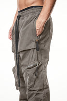 T3M P 1025 woven cargo trousers rock