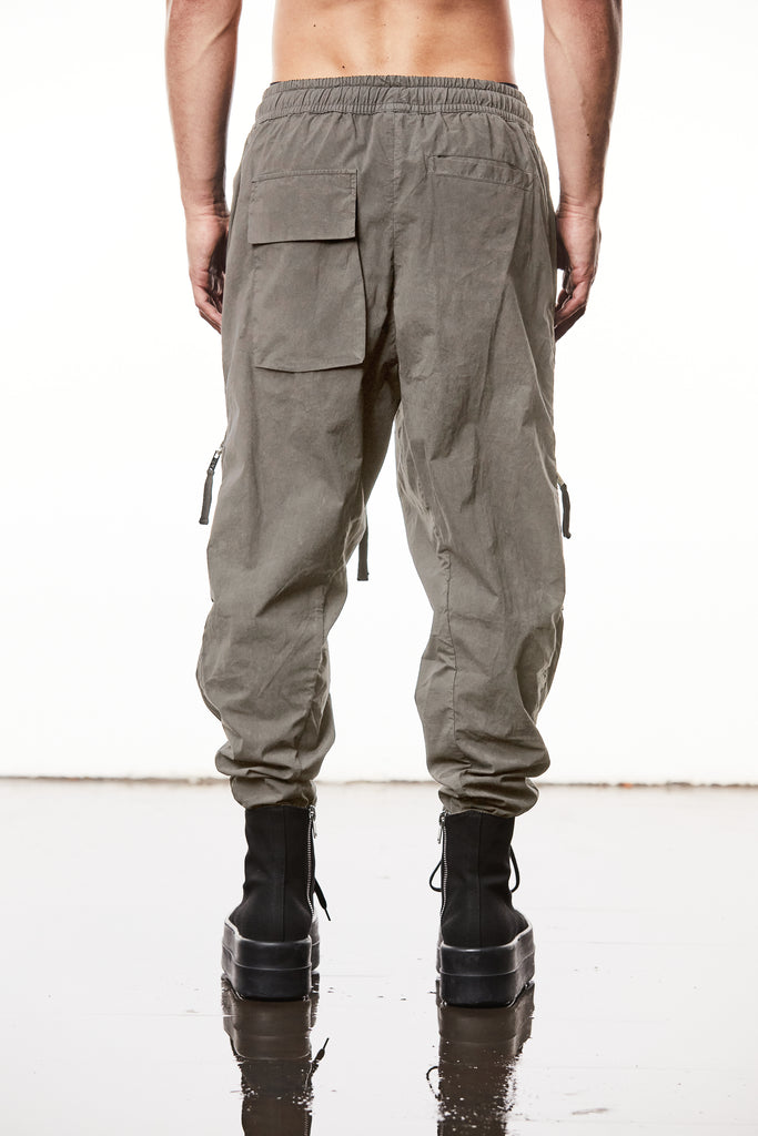 T3M P 1025 woven cargo trousers rock.