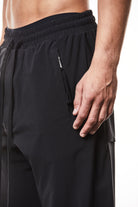 T3M ST 49325 drop crotch trousers black