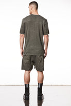 T3M TS 83125 round neck t-shirt in olive night