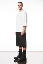 T3M TS 85225 round neck shirt oversized fit off white