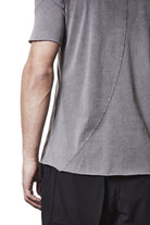 M TS 872 used grey  – Fitted Short-Sleeve T-Shirt Asymmetric Back Seam - Man THOM KROM