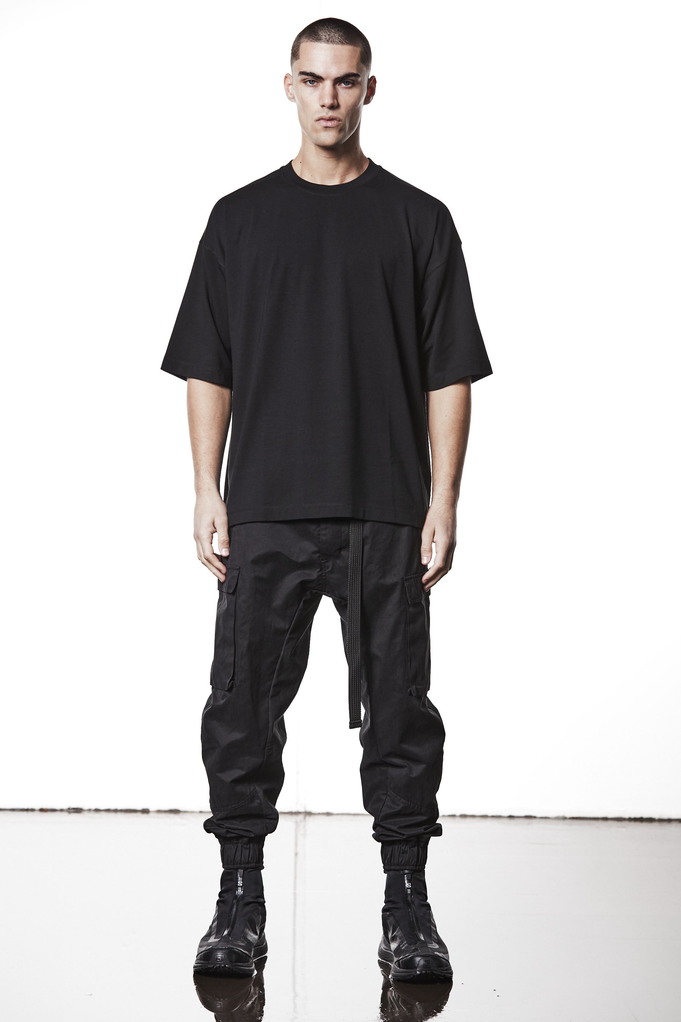 M TS 881 – Oversized Short-Sleeve T-Shirt Graphic Back Print Black - Man THOM KROM