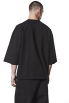 M TS 906 Black Oversized T-Shirt – Wide Sleeves and Relaxed Fit Black Man THOM KROM