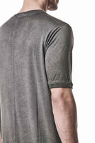 M TS 937 T-Shirt - Gray Cold Dye Cotton Modal Rib Men's
