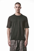 M TS 955 black Men t-shirt worked/gewirkt