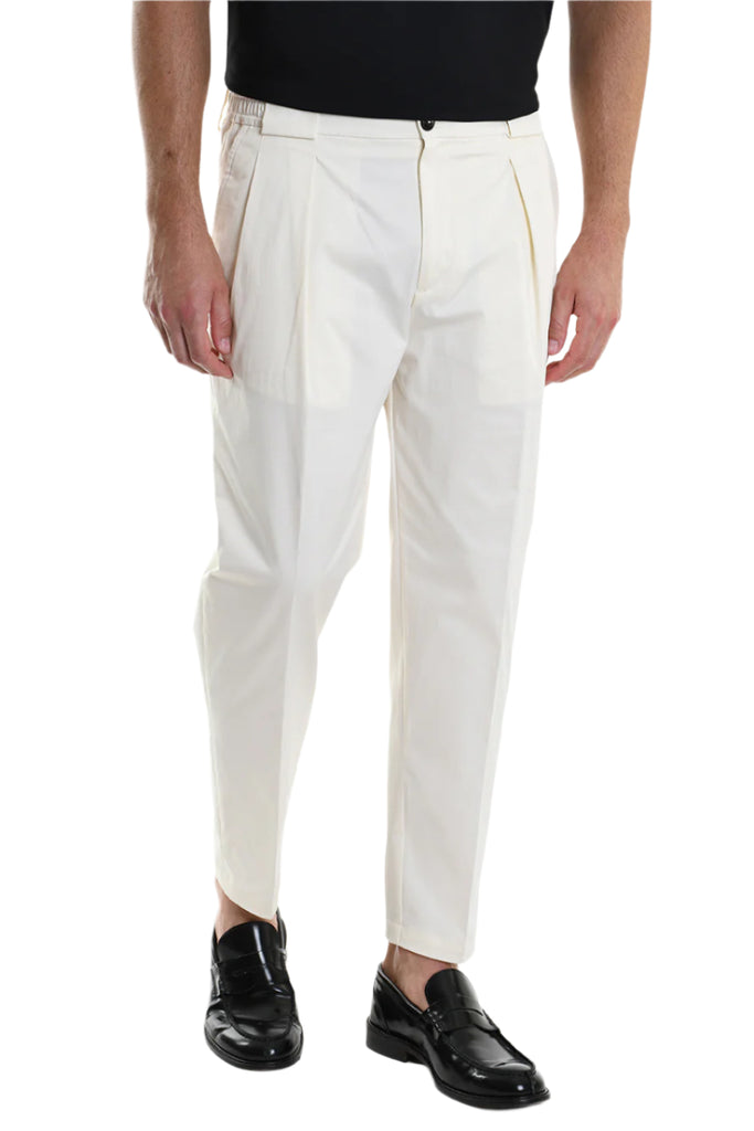 TROUSER A3252FZALCO Comfort Fit White.