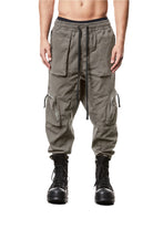 T3M P 1025 woven cargo trousers rock