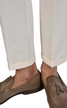 TR2ZX77LT23X ECRU stretch trousers