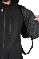 TR3B CONSPIRACY2325 BLACK Regular Cloth Coat