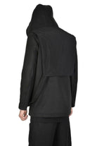 TR3B CONSPIRACY2325 BLACK Regular Cloth Coat