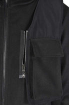 TR3B CONSPIRACY2325 BLACK Regular Cloth Coat