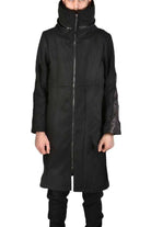 TR3B NGBIGGIE2325 BLACK Long Cloth Coat