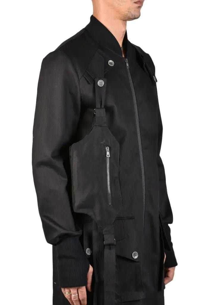 TR3B RASCAL23 BLACK Stretch Bull Jeans Regular Long Bomber